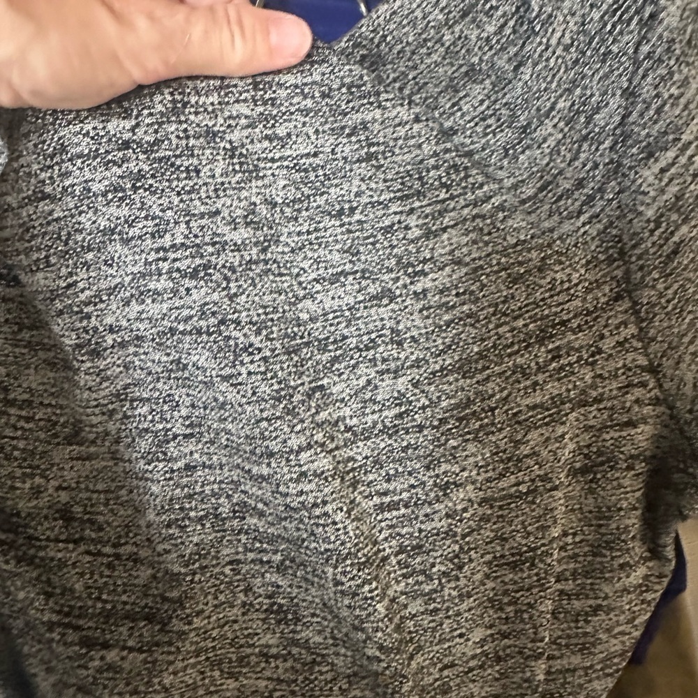 Ann Taylor Elegant Gray Women's Faux Wrap Dress - Picture 4 of 5